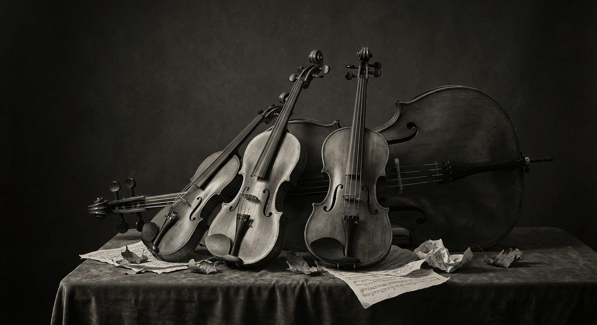 Streichquartett-Instrumente